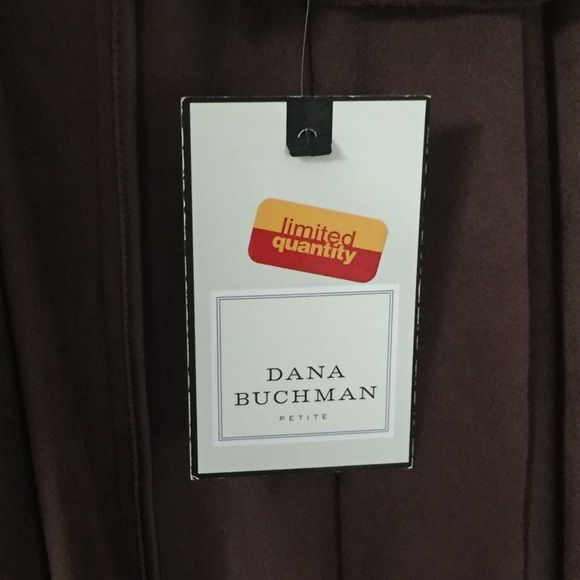DANA BUCHMAN Jacket, Brown, Petite Small, NWT - Picture 4 of 9